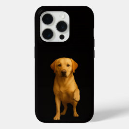 Funda Para iPhone 15 Pro Negro 4 Luxe iPhone 15 Pro Mate, Labrador Tierno
