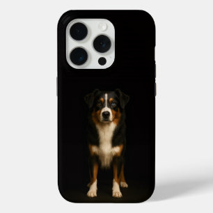 Funda Para iPhone 15 Pro Negro 4 Luxe iPhone 15 Pro Mate Pastor Australiano