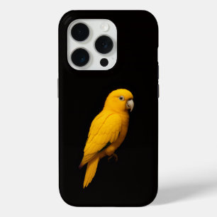 Funda Para iPhone 15 Pro Negro 4 Luxe iPhone 15 Pro Mate Perico Dorado