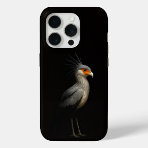 Funda Para iPhone 15 Pro Negro 4 Luxe iPhone 15 Pro Mate Secretarybird