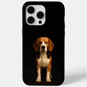 Funda Para iPhone 15 Pro Max Negro 4 Luxe iPhone 15 Pro Max, Beagle Amable