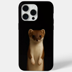 Funda Para iPhone 15 Pro Max Negro 4 Luxe iPhone 15 Pro Max, Comadreja Elegante