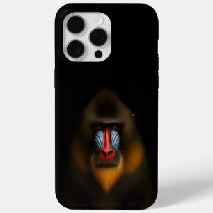 Funda Para iPhone 15 Pro Max Negro 4 Luxe iPhone 15 Pro Max, Mandril Mono