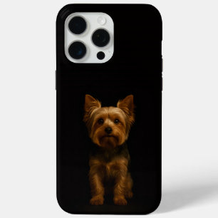 Funda Para iPhone 15 Pro Max Negro 4 Luxe iPhone 15 Pro Max, Yorkshire Terrier