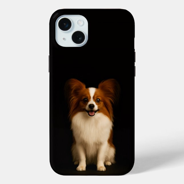 Funda De Case-Mate Para iPhone Negro 4 Luxe, Papillon Refinado iPhone 15 Plus (Reverso )