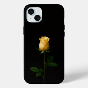 Funda Para iPhone 15 Mini Negro 4 Luxe, Rosa Amarillo Soleado iPhone 15 Plus