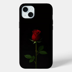 Funda Para iPhone 15 Mini Negro 4 Luxe, Rosa Roja Terciopelo iPhone 15 Plus