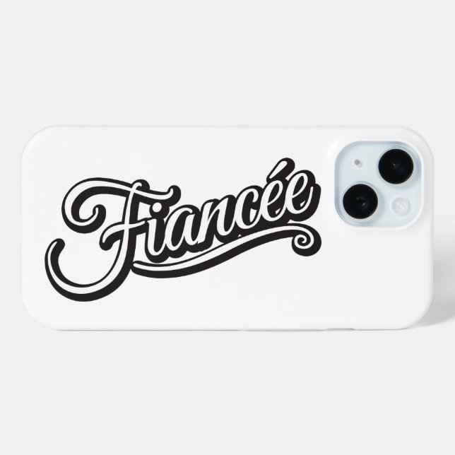 Funda De Case-Mate Para iPhone Negro/blanco sobre blanco (Reverso (Horizontal) )