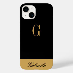 Funda Para iPhone 14 De Case-Mate Negro dorado