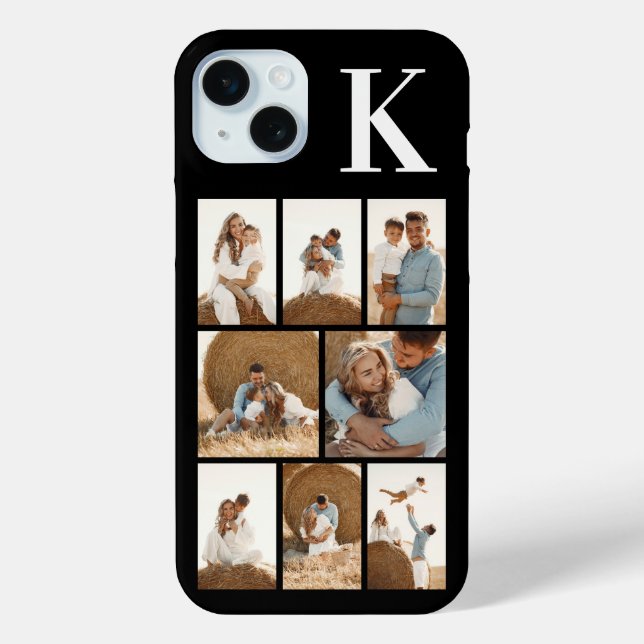 Funda De Case-Mate Para iPhone Negro Foto 8 Moderno (Reverso )