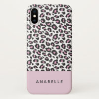 Negro moderno, blanco y estampado leopardo del