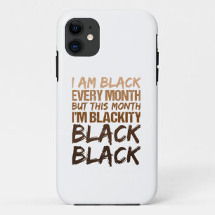 Funda Para iPhone 11 Negro negro cada mes historia negra africana