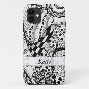 title_seo2 Negro personalizada y blanco Doodled, enredo ZIA,