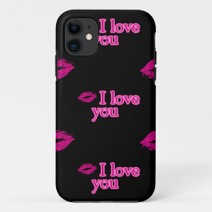 Funda Para iPhone 11 negro te amo