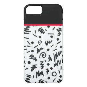 Funda Para iPhone 8/7 Negro y blanco de moda