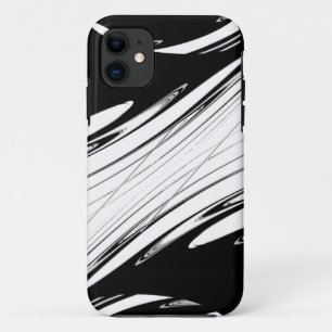 Funda Para iPhone 11 Negro y Blanco Moderno