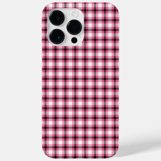 Funda De Case-Mate Para iPhone Negro y rosado (Reverso)