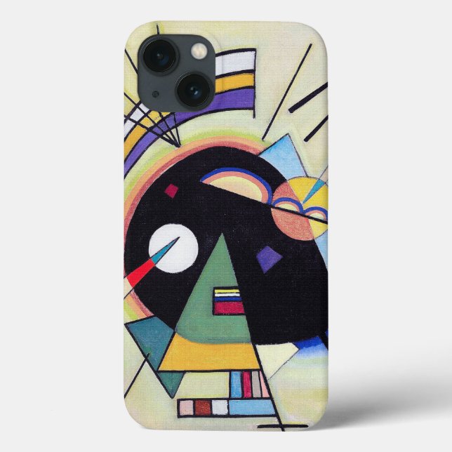 Funda De Case-Mate Para iPhone Negro y violeta - Kandinsky (Reverso)