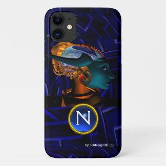 Funda Para iPhone 11 NEMES /HYPER ANDROID,Monograma de ciencia ficción 