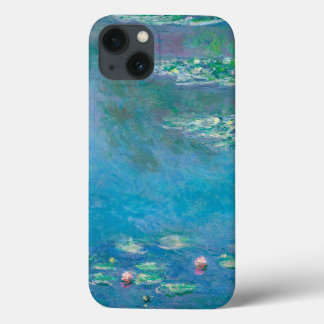 Funda Para iPhone 13 Nenúfares por Claude Monet Pintura de Arte Fino