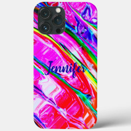 Funda Para iPhone 13 Pro Max Neón brillante colorido personalizado