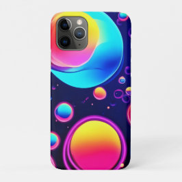 Funda Para iPhone 11 Pro Neon Bubble Universe