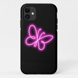 Funda Para iPhone 11 Neon butterfly