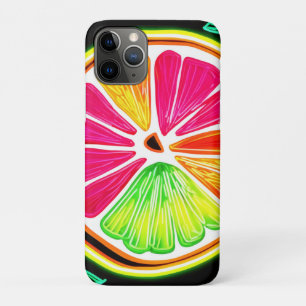 Funda Para iPhone 11 Pro Neon Citrus Fruit Fiesta
