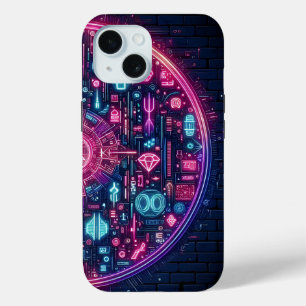 Funda Para iPhone 15 Neon Enigma
