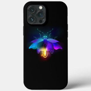 Funda Para iPhone 13 Pro Max Neon Firefly en negro