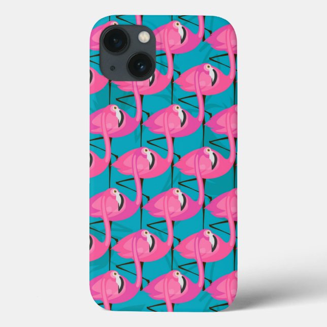 Funda De Case-Mate Para iPhone Neon Flamingos (Reverso)