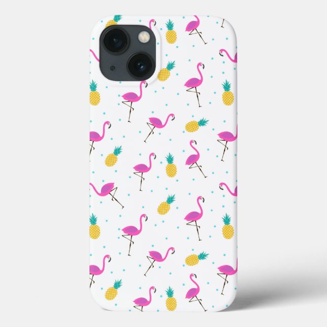 Funda De Case-Mate Para iPhone Neon Flamingos 2 (Reverso)