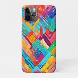 Funda Para iPhone 11 Pro Neon Geometric Dreamscape