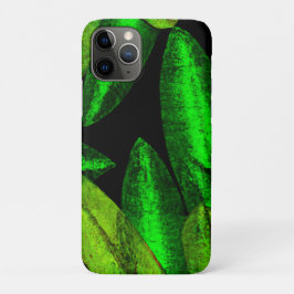 Funda Para iPhone 11 Pro Neon Green Leaves Art. Comprar ahora