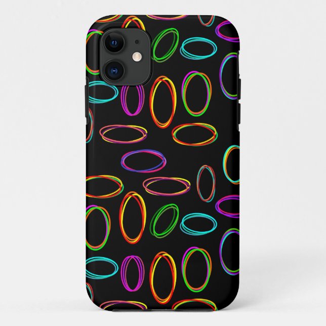 Funda De Case-Mate Para iPhone Neon Ovals (Reverso)