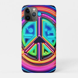 Funda Para iPhone 11 Pro Neon Peace Mandala