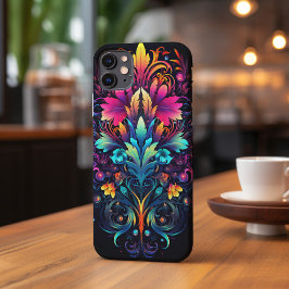 Funda Para iPhone 13 Pro Max Neon Psychedelic Decopunk Diseño No. 900