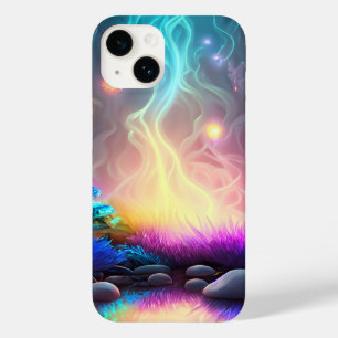 Funda Para iPhone 14 De Case-Mate Neon Rainbow Energy Work Espíritus de Reiki espiri