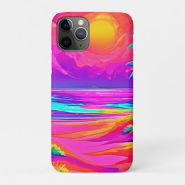 Funda Para iPhone 11 Pro Neon Sun & Beach Bliss