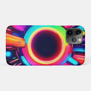 Funda Para iPhone 11 Pro Neon Vortex de arte ligero