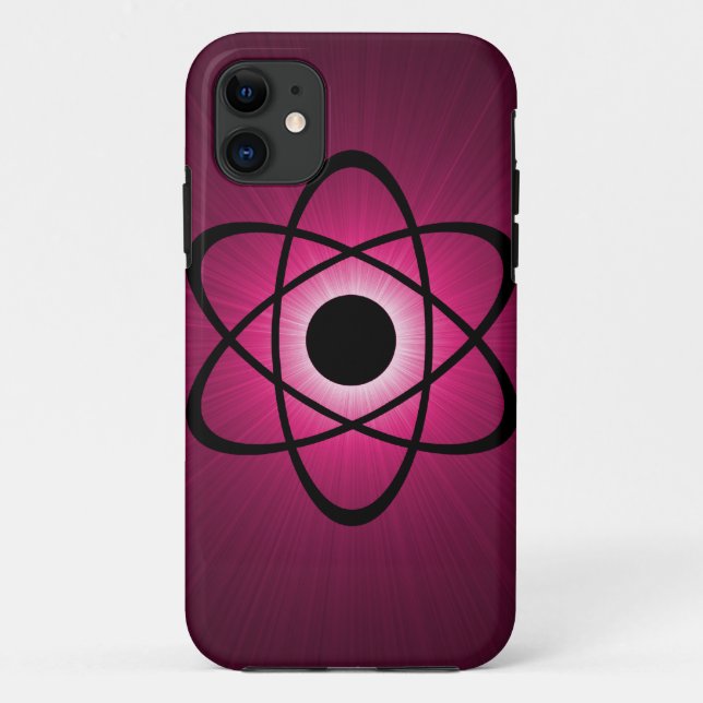 Funda De Case-Mate Para iPhone Nerdy Atomic BT iPhone 5 Funda, rosa (Reverso)