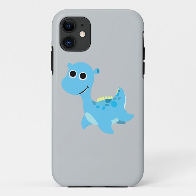 Funda De Case-Mate Para iPhone Nessie Azul Bonita (Reverso)