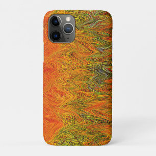 Funda Para iPhone 11 Pro "Neural Firestorm" Resumen Naranja amarillo