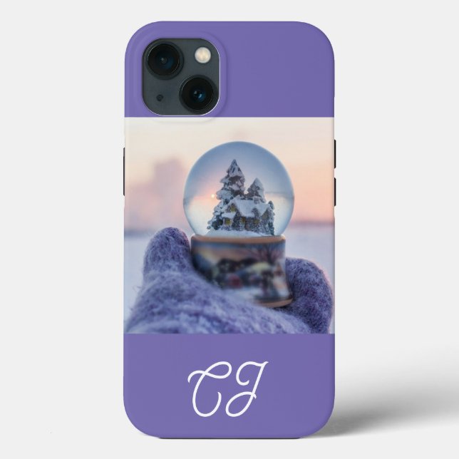 Funda De Case-Mate Para iPhone Nevada en el árbol de Navidad (Reverso )