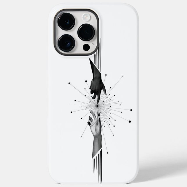 Funda De Case-Mate Para iPhone "Never Let Go: Estuche para iPhone manos emocional (Reverso )