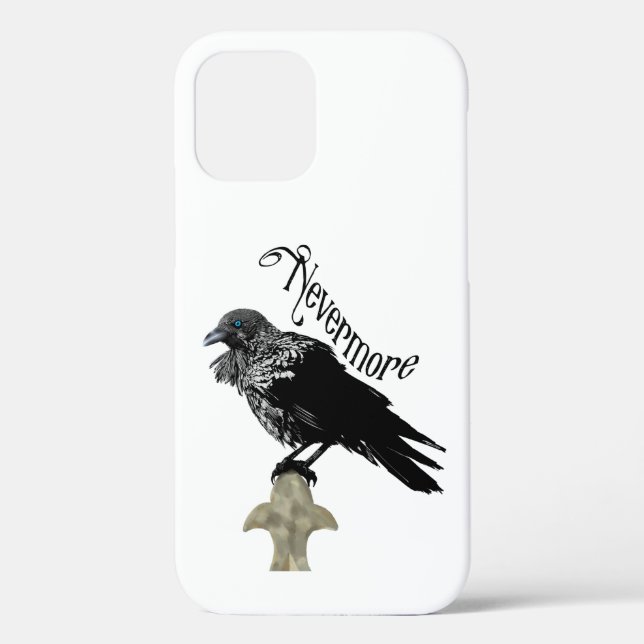 Funda De Case-Mate Para iPhone Nevermore Raven (Reverso )