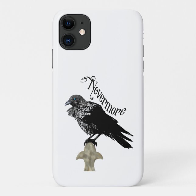 Funda De Case-Mate Para iPhone Nevermore Raven (Reverso)