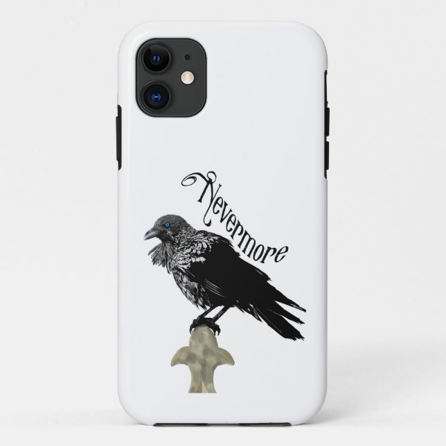 Funda De Case-Mate Para iPhone Nevermore Raven (Reverso)