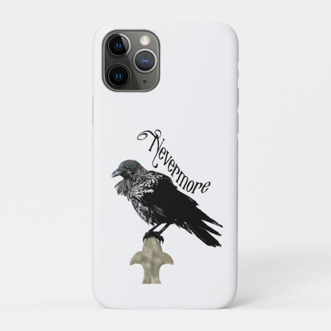 Funda De Case-Mate Para iPhone Nevermore Raven (Reverso)