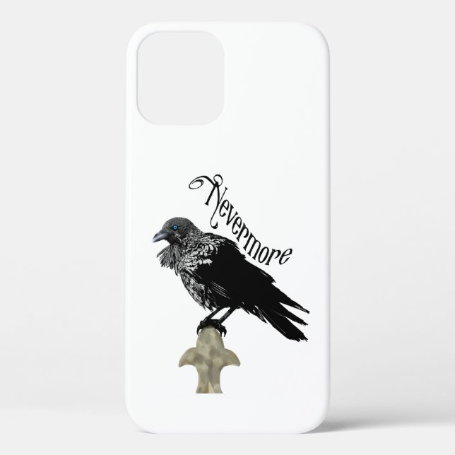 Funda De Case-Mate Para iPhone Nevermore Raven (Reverso )